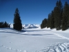 einsame Winterlandschaft: VÃ¤ttnerchopf 2618m, Sazmartinhorn 2827m, ZanaihÃ¶rner 2821m