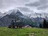 Sicht vom Allmihubel 4158m, Gletscherhorn 3982m Ebeneflue 3960m