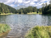 Laret, Schwarzsee 1500m;Blick von meinem Badeplatz