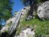 Treppe zur Plattform des Pizaluns 1478m