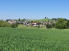 Sicht auf das Dorf  Hirzel