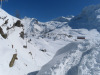Blick von der Kuppe; Wasenhorn 3245m,  Mäderhorn 2852m, Monte Leone 3552m, Breithorn 3438m, Hübschhorn 3192m