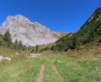 Weg zur Alp Begligen mit Schilt