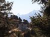 Villa Chastel vor Matterhorn und Weisshorn;  auf der Riederfurka