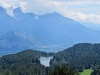Sicht auf den Chapfensee ; mi Regitzerspitz; hi Glegghorn und Vilan