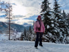 Marianne auf dem auf dem Winterwanderweg Marianne auf dem auf dem Winterwanderweg