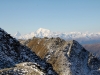 Bettmerhorn: Matterhorn 4478m, Weisshorn 4506m, Gand Combin 4314m, Mont Blanc 4808m