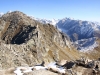 Sicht auf Eggishorn Gipfel 2893m; Gross Wannenhorn 3906m, Klein Wannenhorn 3707m, Finsteraarhorn 4274m, Studerhorn 3638m, Oberaarhorn 3637m, Oberaarrothorn 3477m, Wasenhorn 3447m, Vorder Galmihorn 3571m