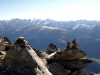 Blick vom Gipfel des Eggishorns 2926m ins  Goms