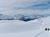 Winterwanderweg; Mischabegruppe, Matterhorn und Weisshorn