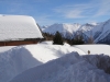 tiefer Winter auf der Bettmeralp; Blick auf Breithorn, Vorderer Helsen 3106m, Helsehorn 3372m