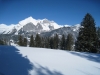 Winterbild mit Wildhauser Schafberg 2373m,  Fels: Schafbergward 1908m, Altmann 2455m, Moor 2342m, Gulmen 1994m