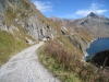 der Weg am Lago di Lucendro 2134m entlang