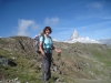 Mariannne neben dem Matterhorn 4478m