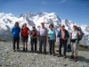 Gruppenfoto vor Breithorn 4165m