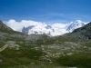iffelsee 2757m mit  Monterosa, Grenzgletscher und Liskamm