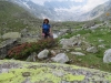 Marianne im Gletschervorfeld des Dammagletschers