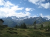 Gabelhorn, Obergabelhorn 4063m, Wellenkuppe 3003m,  Zinalrothorn 4221m,Mettelhorn 3406m,Weisshorn 4505m; un Findeln