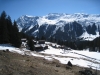 Alp mit Canardhorn 2607m, Wisshorn 2668m, Lauizughorn 2469m