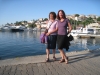 Marianne und Bruni Bruni im Hafen von  Vrsar
