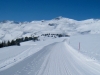 Winterwanderweg und Langlaufloipe;Magerrain 2523m, Gulmen 2317m, Rainisaltis  2293m
