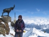 Marianne auf den Piz Nair 3057m, St. Moritz