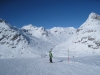 auf der Abfahrt von der Diavolezza;  Piz  Arlas