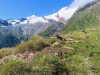 Hinter Allalin 3330m, Allalinhorn 4027m, Feechopf 3888m, Alphubel 4206m