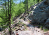 der Weg zum Rest. Gletschergrotte