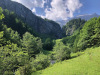 die beiden Wasserfälle im Talgrund; hi Schwalmere  2777m