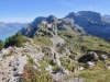 der Weg hinÃ¼ber zum Oberberghorn 2069m; hi  Rote Flue 2295m, Loucherhorn 2231m, Ussri SÃ¤gissa 2423m, Winteregg 2561m,  Bira 2453m