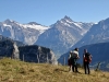 Scheideggwetterhorn, Wetterhorn 3704m, Berglistock 3656m, Schreckhorn 4078m, Lauteraarhorn 4042m