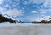 Silsersee vor Schneemauer