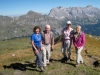 Marianne, Hanspeter, Anne und Brigitte  auf dem Vilan 2376m