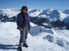 Marianne auf dem Weisshorn 2653m; Arosa