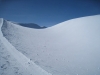 beim Abstieg  vom Weisshorn; wunderbare Winterlandschaft