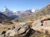 Matterhorn, Zmuttgletscher, Stellisee, Dent Blanche, Obergabelhorn