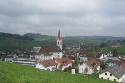 das Dorf Pfaffnau